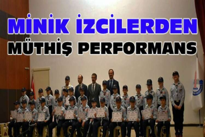 Minik izcilerden müthiş performans