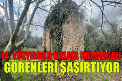 14. yüzyıldan kalma namazgah görenleri şaşırtıyor