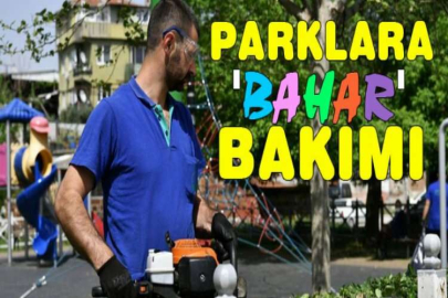 Parklara 'bahar' bakımı