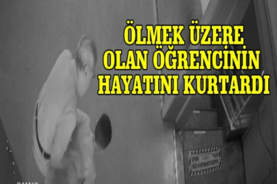 Ölmek üzere olan öğrencinin hayatını kurtardı