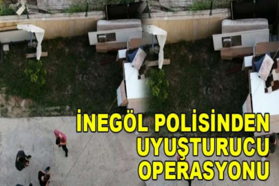 İnegöl polisinden uyuşturucu operasyonu