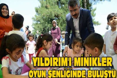 Yıldırım'ı minikler oyun şenliğinde buluştu