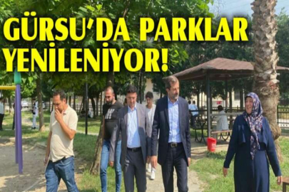 Gürsu’da parklar yenileniyor