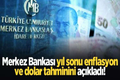 Merkez Bankası yıl sonu enflasyon ve dolar tahminini açıkladı