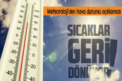 Meteorolojiden hava durumu açıklaması!