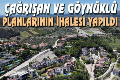 Çağrışan ve Göynüklü planlarının ihalesi yapıldı