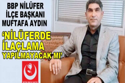 Başkan Aydın: ‘Nilüferde ilaçlama yapılmayacak mı’