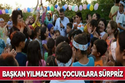 BAŞKAN YILMAZ'DAN ÇOCUKLARA SÜRPRİZ