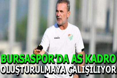 Bursaspor’da as kadro oluşturulmaya çalışılıyor