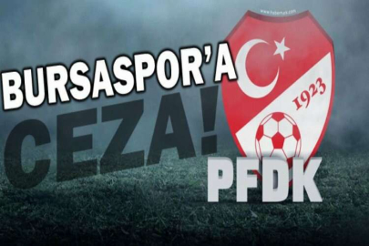 Bursaspor’a PFDK’dan ceza