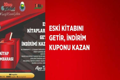 ESKİ KİTABINI GETİR, İNDİRİM KUPONU KAZAN