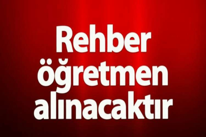 Rehber öğretmen alınacaktır