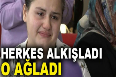 Herkes alkışladı, o ağladı