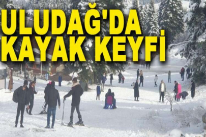 Uludağ'da kayak keyfi