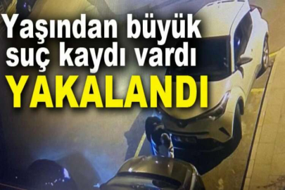 Yaşından büyük suç kaydı vardı, yakalandı