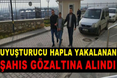 Uyuşturucu hapla yakalanan şahıs gözaltına alındı