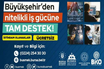 BUSMEK'ten nitelikli iş gücüne tam destek