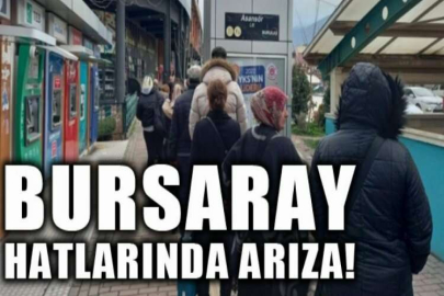 BursaRay hatlarında arıza!