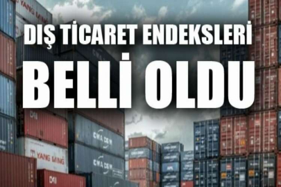 Dış ticaret endeksleri belli oldu