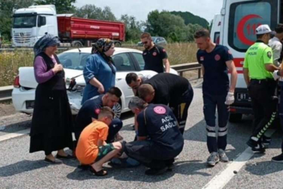 Düzce'de zincirleme kaza! 3 yaralı