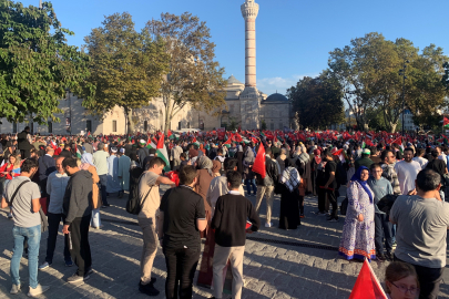 Türkiye'de Filistin’e destek yürüyüşleri sürüyor