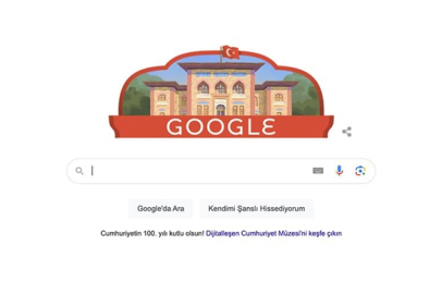 Google'dan Türkiye Cumhuriyeti'nin 100. yılına özel 