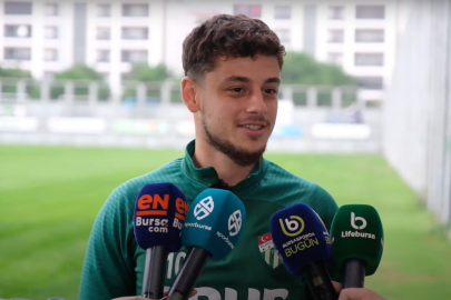 Bursaspor’un golcü futbolcusu soruları yanıtladı: 