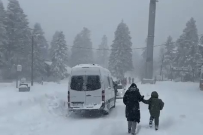 Uludağ'da zor anlar...Kış turizm sezonunun erken açılması bekleniyor