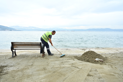 Bursa sahillerinde fırtına için ekipler teyakkuzda