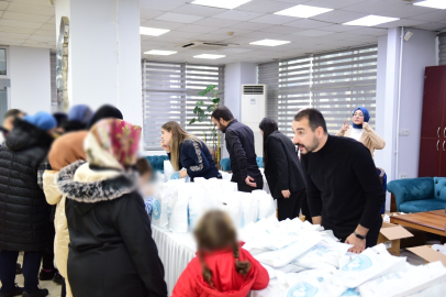 Çocukların yüreğine dokunan belediyeden ‘Eller de, yürekler de üşümesin’  projesi