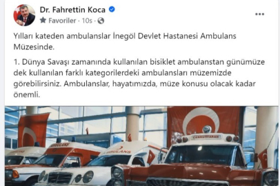 Sağlık Bakanı Koca'nın işte o paylaşımı