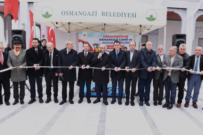 Bir maneviyat abidesi daha! Hüdavendigâr Osmangazi Camii ibadete açıldı