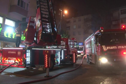 Kartal’da bacadan çıkan yangın çatıya sıçradı