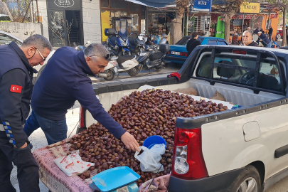 Çin kestanesi operasyonu: Satarken yakalandı