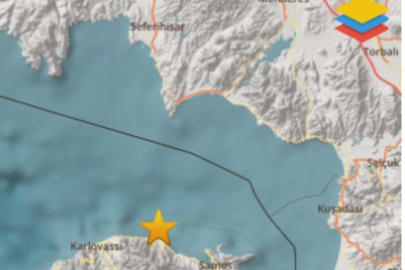 İZMİR SEFERİHİSAR AÇIKLARINDA 4,5 BÜYÜKLÜĞÜNDE DEPREM!