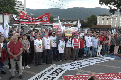 Bursa’da Emeklilerden Yürüyüş