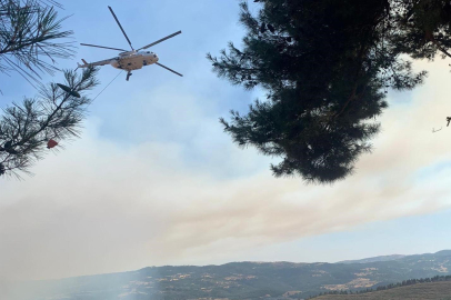 Bursa'daki Orman Yangınına Havadan Ve Karadan Müdahale Sürüyor