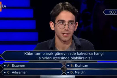 Milyoner Yapan Soru! Kabe Tam Olarak Güneyinizde Kalıyorsa Hangi İl Sınırları İçerisinde Olabilirsiniz?