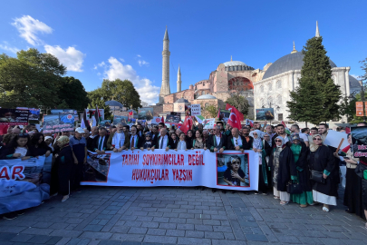 İstanbul Barosu Filistin İçin Dayanışma Yürüyüşü Düzenledi