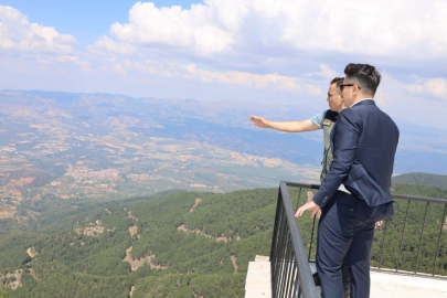 Kaymakam Gündoğdu, Karlık Yangın Gözetleme Kulesi'nde İnceleme Yaptı