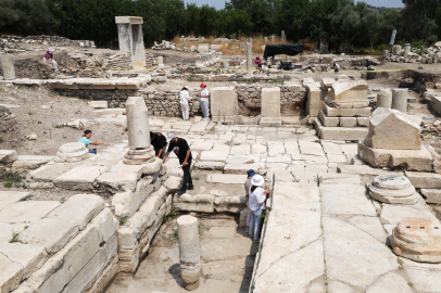 Stratonikeia antik kentinde çalışmalar yılın 12 ayı devam ediyor