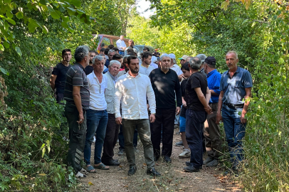 Kestel Gözede Köyü Sakinleri Eylem Yaptı