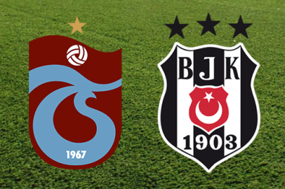 Trabzonspor - Beşiktaş! İlk 11'ler