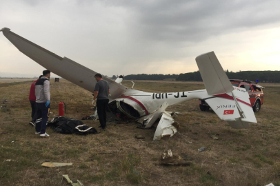 Yenişehir'de eğitim uçağı düştü! 2 pilot vefat etti!