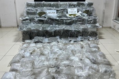 Gaziantep'de 86 Kilo Skunk Yakalandı