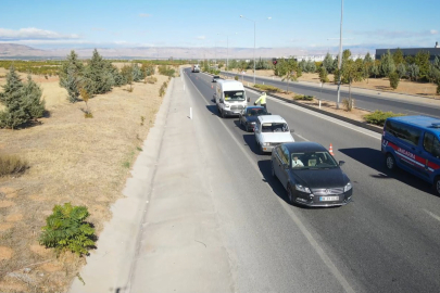 Polisten kaçtı, drondan kaçamadı!