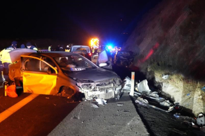 Otobanda Tomrukların Düşmesi ile Meydana Gelen Trafik Kazasında Ölü Sayısı 2 Oldu