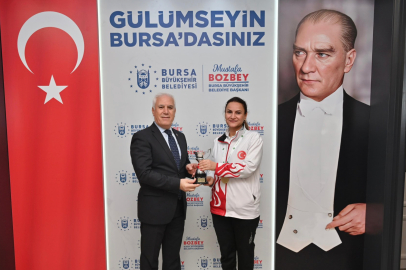 Başkan Bozbey, Şampiyon Dilek Yavaş'ı ağırladı!