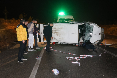 Kontrolden çıkan otomobil takla attı: 1 ölü