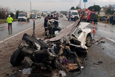 Denizli'de Korkunç Kaza: 1 Ölü, 4 Yaralı